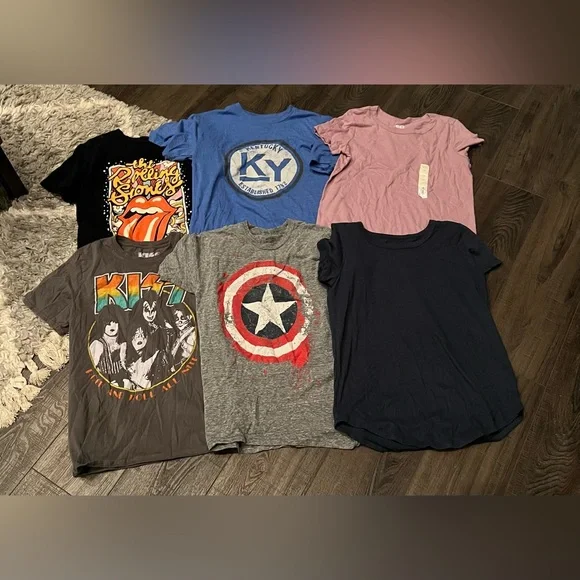 Bundle of 6 Short Sleeve Tees - Picture 1 of 1